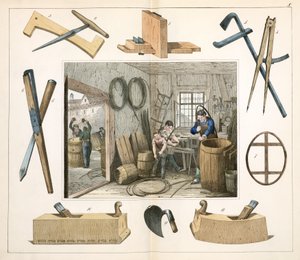Outils à main Le tonnelier