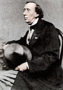 Hans Christian Andersen, auteur et poète danois, milieu du 19e siècle