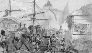 Port de Balaklava. Le lieu de débarquement, c1850s - Unbekannt