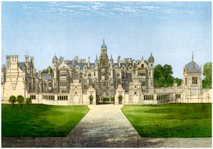 Manoir de Harlaxton, Lincolnshire, maison de la famille Gregory, vers 1880 - Unbekannt
