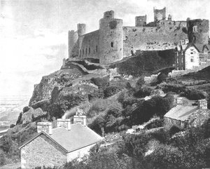 Château de Harlech, Merionethshire, Pays de Galles
