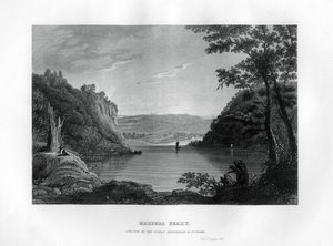 Harpers Ferry, jonction des rivières Shenandoah et Potomac, Virginie-Occidentale, USA, 1855 - Unbekannt