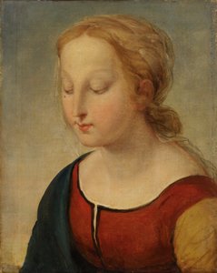Tête de la Madone de la Belle Jardinière, 19e siècle - Unbekannt