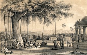 Chef du village tenant sa cour, 1847 - Unbekannt
