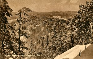 Forte chute de neige près de Kasumti, Simla, vers 1918-1939 - Unbekannt