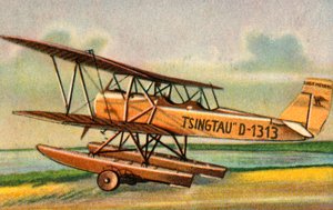 Hydravion Heinkel HD 24 W Tsingtau, années 1920, 1932 - Unbekannt