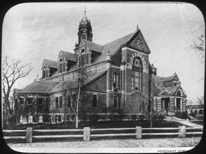 Gymnase Hemenway, Université Harvard, Massachusetts, USA, fin 19e ou début 20e siècle