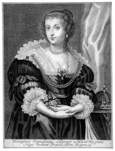 Henriette Marie de France, reine consort du roi Charles Ier d
