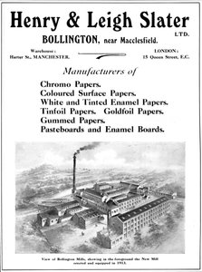 Henry & Leigh Slater Ltd. - publicité, 1916