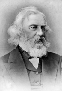 Henry Wadsworth Longfellow, poète et enseignant américain, fin 19ème siècle