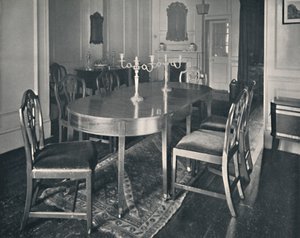 Mobilier de salle à manger en acajou Hepplewhite, 1760-1770, 1928 - Unbekannt