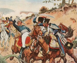Mort héroïque du prince Louis Ferdinand de Prusse à Saalfeld, 10 octobre 1806 - Unbekannt