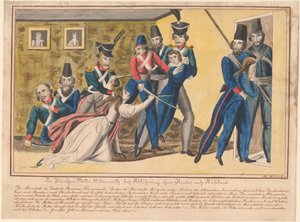 Héroïsme des mères polonaises lors du convoyage de leurs enfants en Russie, 1832 - Unbekannt