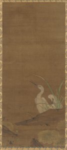 Hérons et plantes aquatiques, 1368-1644 - Unbekannt
