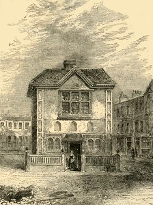 Hickss Hall vers 1750, vers 1872