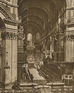 Haut autel de Saint-Paul vu à travers la longue perspective du chœur, vers 1935 - Unbekannt