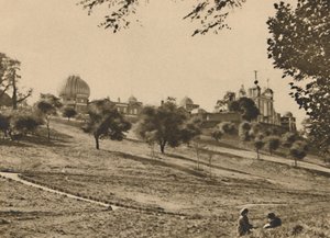 Haut sur une petite colline dans le parc de Greenwich - car même les petites collines sont comptées hautes à Londres - Unbekannt