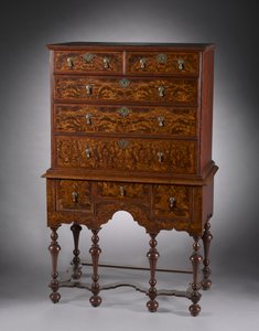 Haut de buffet, 1700-1720