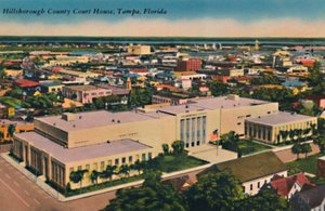 Palais de justice du comté de Hillsborough, Tampa, Floride, vers les années 1940 - Unbekannt