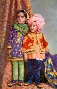 Enfants hindous du nord du Cachemire, Inde, 1922 - Unbekannt