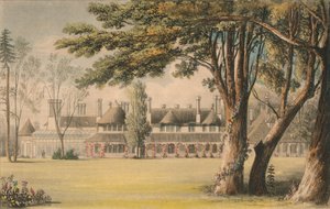 Le Cottage de Sa Majesté, vu de la pelouse, 1823 - Unbekannt