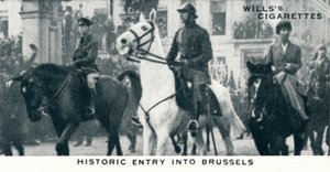 Entrée historique à Bruxelles, 1918, 1937 - Unbekannt
