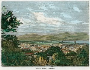 Hobart Town, Tasmanie, Australie, vers 1880 - Unbekannt