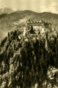Château de Hohenwerfen, Werfen, Autriche, vers 1935