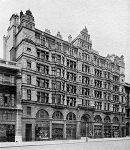 Façade Holborn de la Birkbeck Bank, Londres, 1904 - Unbekannt