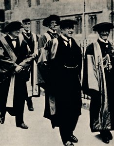 Diplôme honorifique à Oxford, 1925, 1945 - Unbekannt