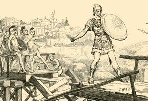 Horatius Cocles défendant le pont, 1890 - Unbekannt