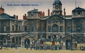 Horse Guards Whitehall Londres, vers 1910