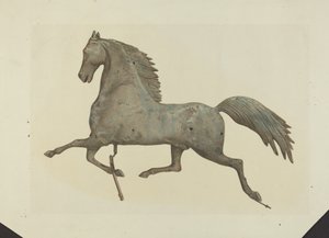 Girouette en forme de cheval - Unbekannt