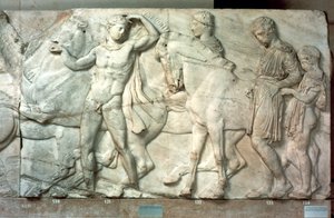 Cavaliers de la frise du Parthénon, 438-432 av. J.-C.
