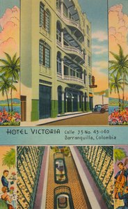 Hôtel Victoria : Calle 35 No.43-140, Barranquilla, Colombie, vers 1940 - Unbekannt
