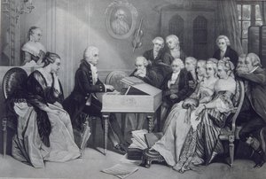 Concert à domicile chez la famille Mozart à Vienne - Unbekannt