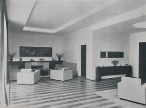 Maison à Bucarest par Rudolf Frankel - Le salon, 1942 - Unbekannt