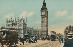 Houses of Parliament et pont de Westminster, Londres - Unbekannt