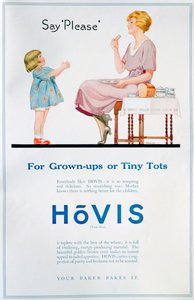 Publicité pour le pain Hovis, 1921 - Unbekannt