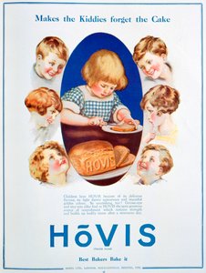 Publicité pour le pain Hovis, 1928