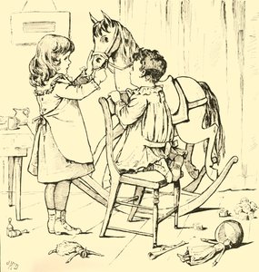 Comment le cheval à bascule a mangé le gâteau, 1881