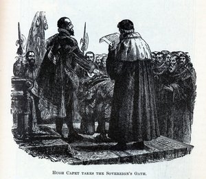 Hugues Capet prête le serment des souverains, 1882
