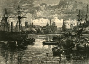 Hull, depuis les docks, 1898