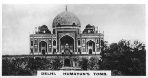 Tombeau de Humayun, Delhi, Inde, vers 1925