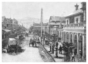 Rue Hunter, Newcastle, Nouvelle-Galles du Sud, Australie, 1886 - Unbekannt