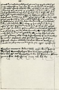 Transcription de Hus du traité de Wycliffe, début du 15e siècle, 1947 - Unbekannt