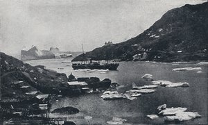 Icebergs dans le port de St. Johns, 1924
