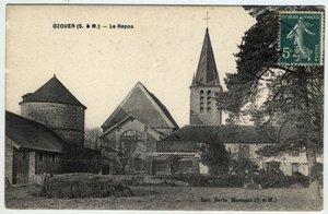 Île-de-France, Seine-et-Marne (77), Ozouer-le-Repos : vue extérieure de l
