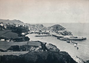 Ilfracombe - Vue typique, montrant la côte escarpée, 1895 - Unbekannt