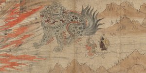 Légendes illustrées du sanctuaire Kitano Tenjin Kitano Tenjin engi emaki, fin XIIIe siècle